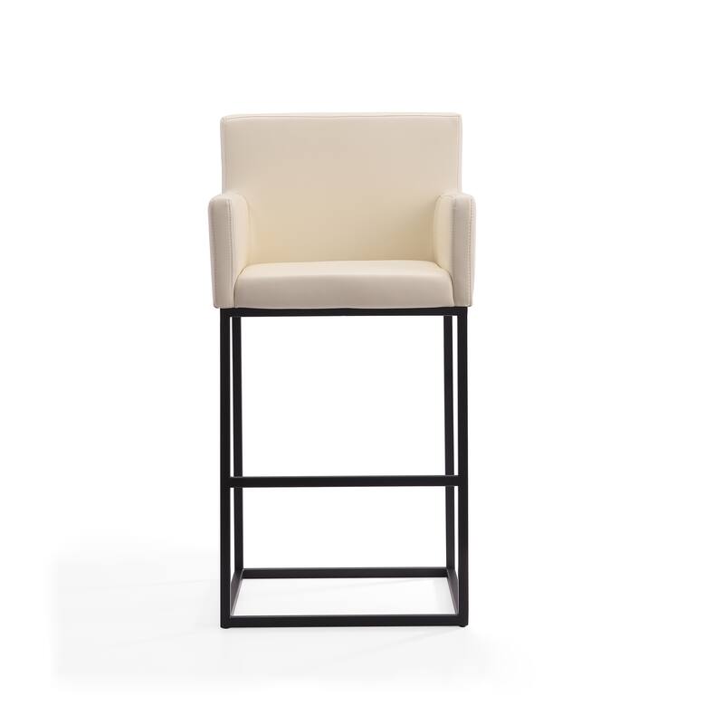 Strick & Bolton Barton Contemporary Leather Bar Stool