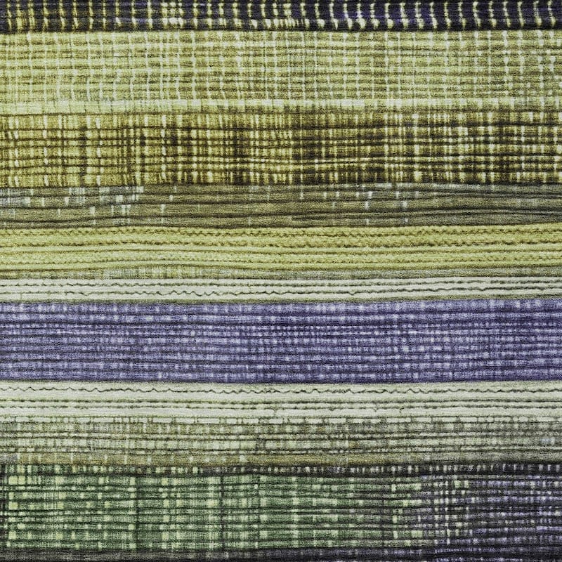 HomeRoots Striped Transitional Rectangle Outdoor Rug