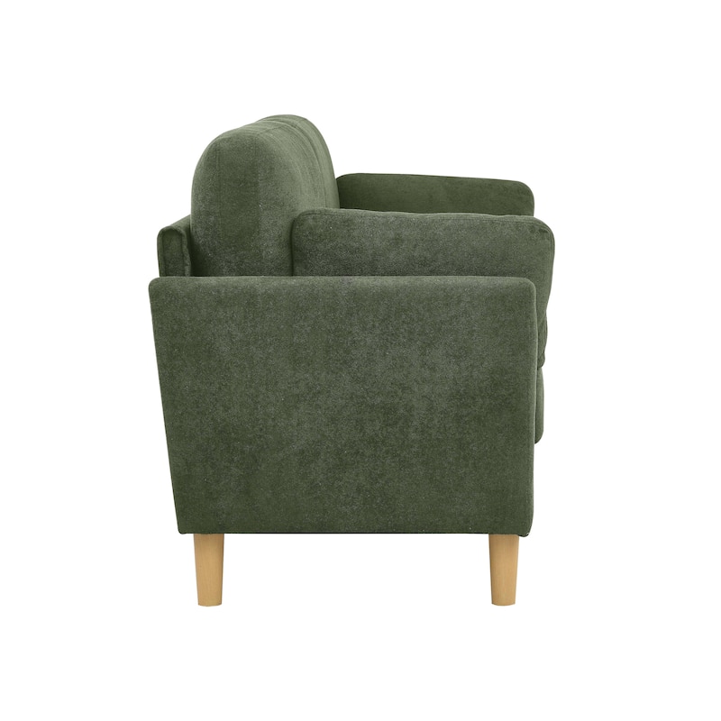 Minimalist Upholstered Sofa - 2 Seats - 30.5" D x 66" W x 35" H