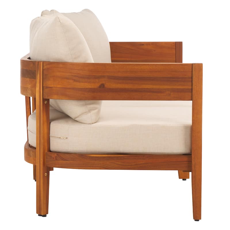 SAFAVIEH Outdoor Patio Furniture Theo 3 Seater Sofa