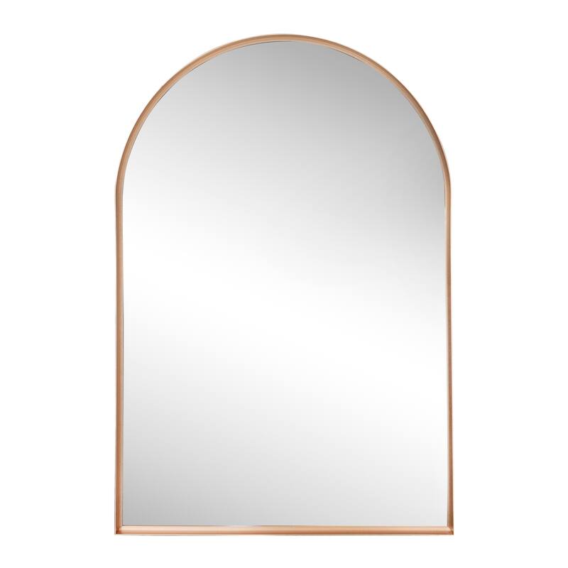 JONATHAN Y Elodie Arched Metal Framed Wall Mounted Mirror