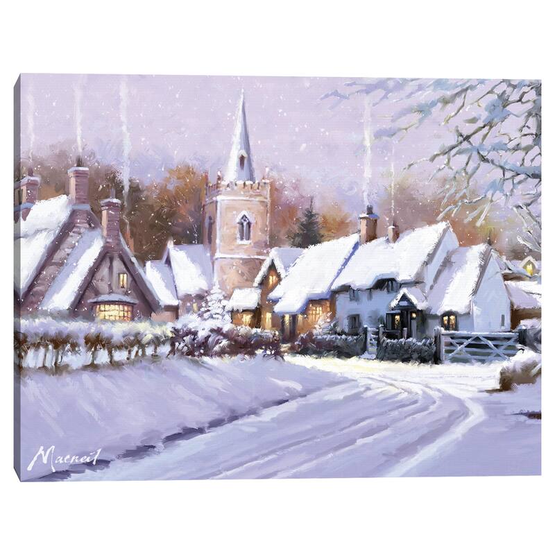 Christmas Village by The Macneil Studio Canvas Art Print