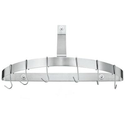 Cuisinart Crhc-22B Chef's Classic Half-Circle Wall-Mount Pot Rack, Brushed Stainless