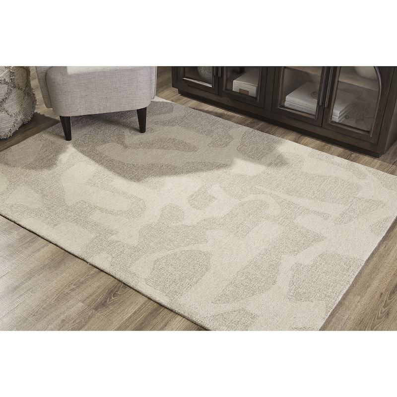 Signature Design by Ashley Ladonia Beige/Taupe Rug - 8'W x 10'D