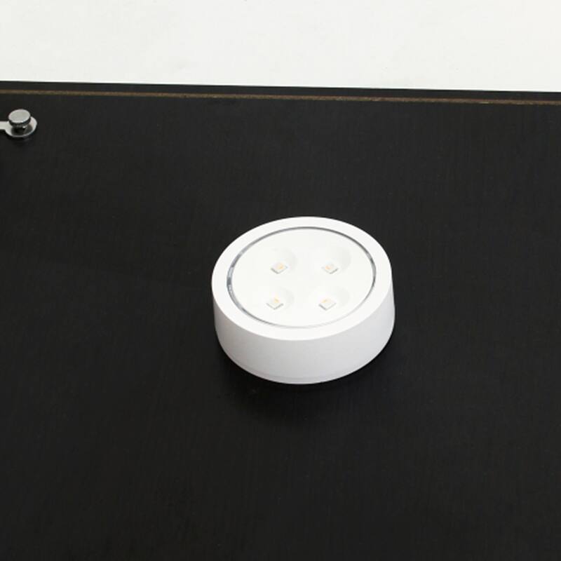 Tempered Glass Display Cabinet with Battery-powered Paipai Light