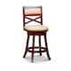 Option Cherry Finish/Bone Bonded Leather