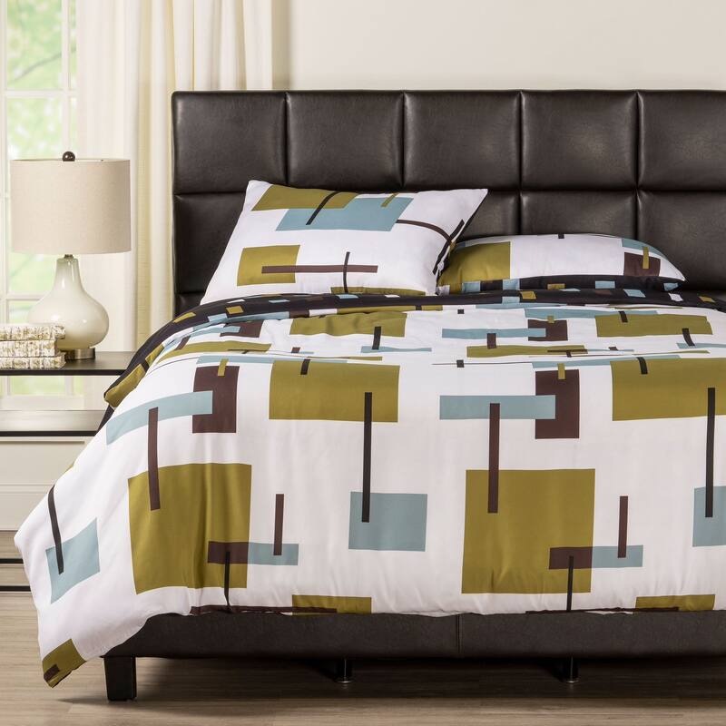 Reconstruction Reversible Print Duvet Set