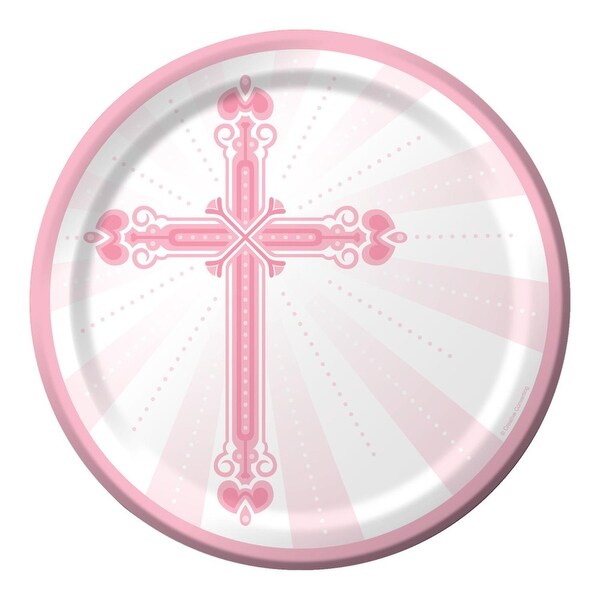 Shop Club Pack of 180 Pink and White Cross Communion or Baptism ... Shop Club Pack of 180 Pink and White Cross Communion or Baptism ...