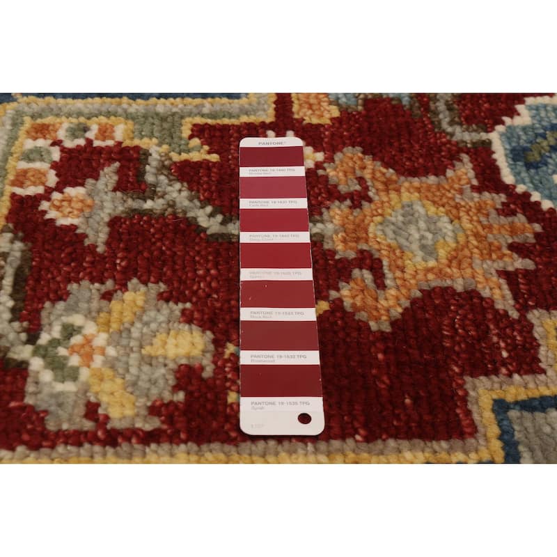 ECARPETGALLERY Hand-knotted Jules Serapi Dark Red Wool Rug - 7'9 x 9'10
