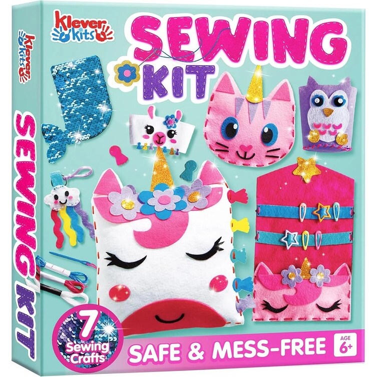 7 Sewing Projects DIY Arts and Crafts for Girls - Multicolor