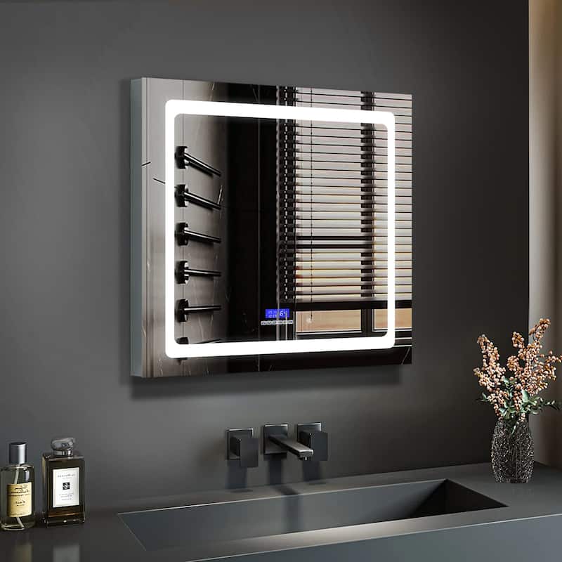 Bracciano 36 in. Surface-Mount LED Mirror Medicine Cabinet w/ Defogger