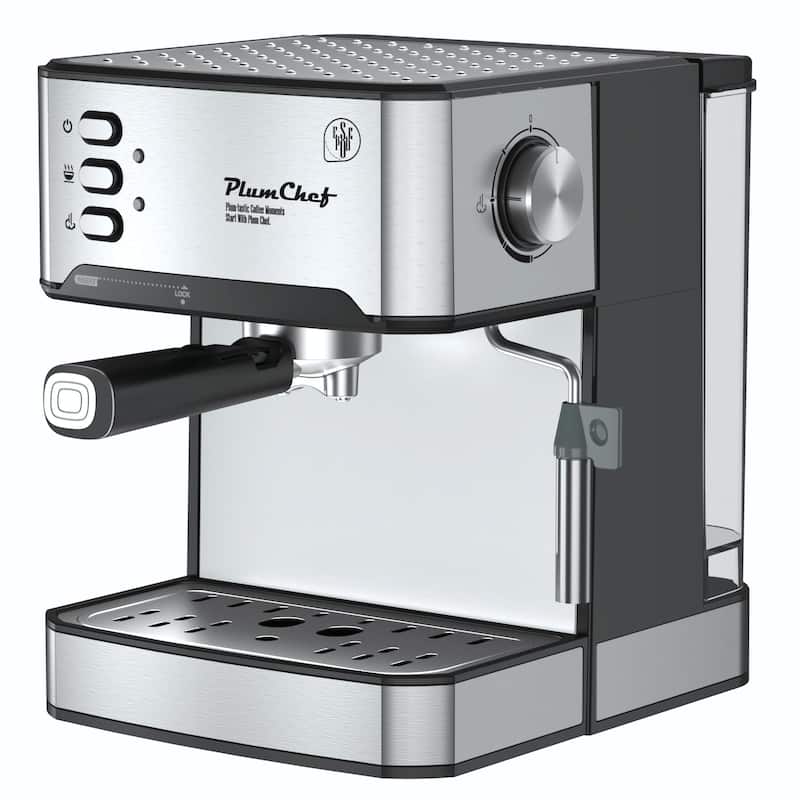 20 Bar Professional Espresso Machine with Milk Frother, Single & Double Shot, ESE Pod Compatible