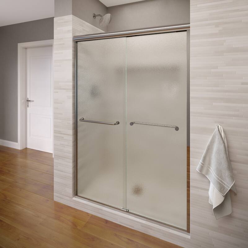Basco Basco Infinity 70" High x 58.5" Wide Bypass Semi-Frameless - Chrome