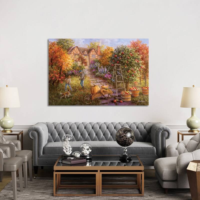 iCanvas "Gathering Fall" by Nicky Boehme Canvas Print