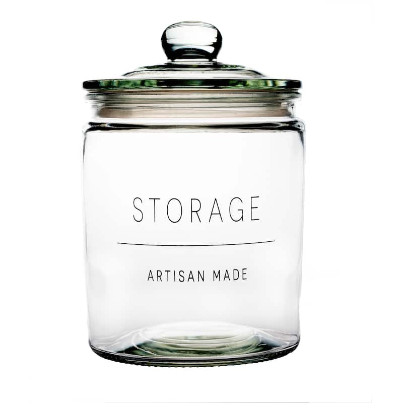 Amici Home Stockholm Glass Canister Small - 36 oz - STOARGE artisan made