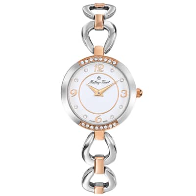 Mathey Tissot Women's Fleury 1496 White Dial Watch - D1496BI - 6 (36)