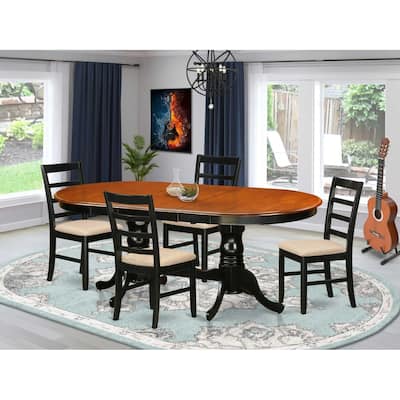Antique Dining Set - Table & 8 Chairs - Rubberwood Kitchen Set - Elegant Room Decor