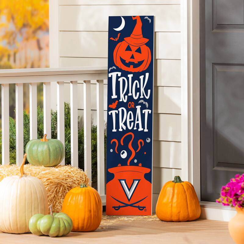 47" Double Sided Seasonal Porch Leaner, University of Virginia - 47" x 11.25"