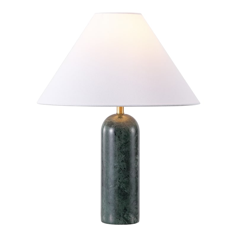 SAFAVIEH Lighting Selah, 21-inch, Marble Table Lamp - 17"W x 17"D x 21"H
