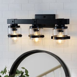 iron black bathroom light fixtures