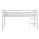 preview thumbnail 22 of 45, Wooden Low Height Twin Size Loft Bed with Ladder,Strengthened Slats