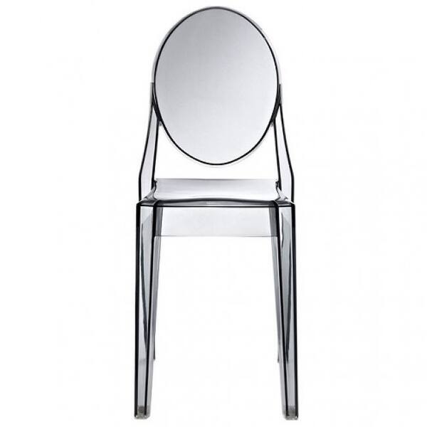 Shop Clear Modern Dining Molded Armless No Arm Side Chairs Stacking Plastic Home Office Kitchen Work Bedroom Designer On Sale Overstock 23506689