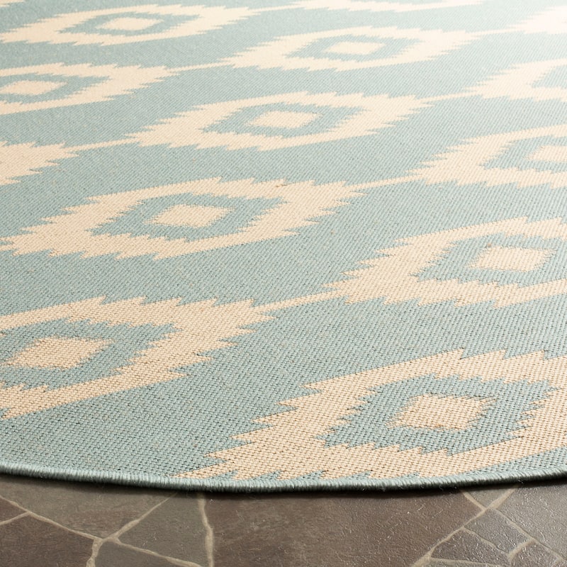 SAFAVIEH Linden Seda Indoor/ Outdoor Waterproof Patio Backyard Rug