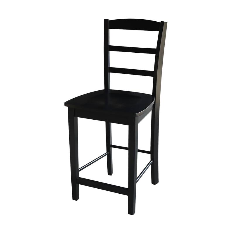 Solid Wood Counter Height Table and 2 Madrid Stools
