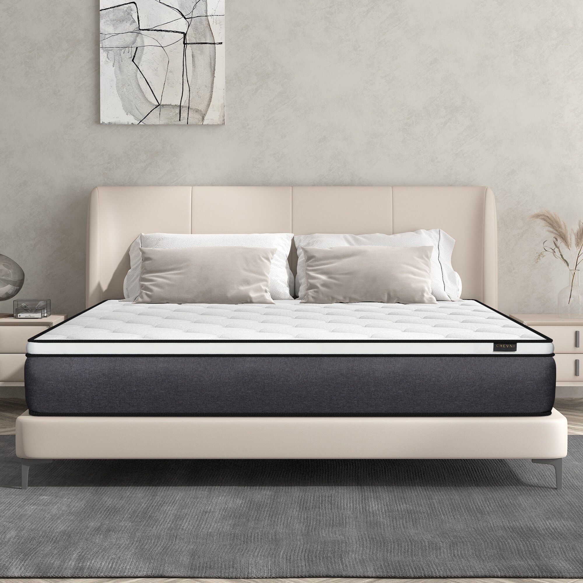 12 Memory Foam Medium Firm Pillow Top Hybrid Mattress Bed Bath Beyond 38981062