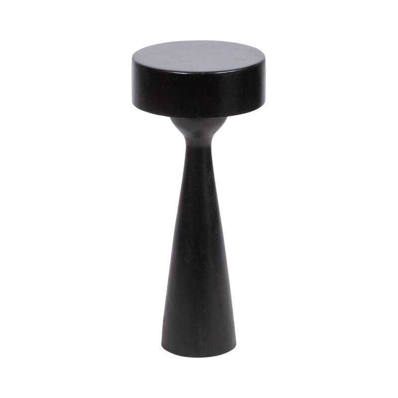 Kate and Laurel Solbrett Wood Drink Table - 10x10x22 - Black