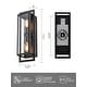 preview thumbnail 5 of 6, 17.5" Modern Outdoor Wall Lantern - 1 PC