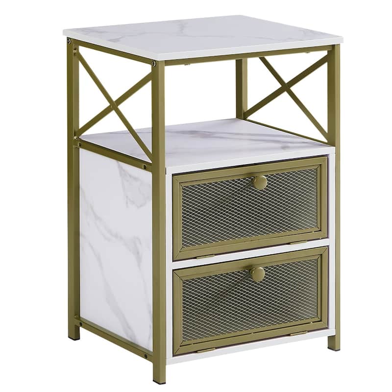 Nightstand, End Side Table with Storage Space and Door,Modern Nightstands for Living Room,Bedroom