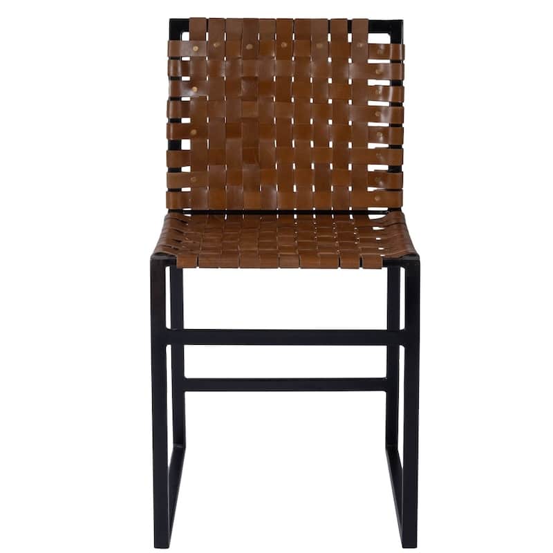 17-inch Faux Leather Side Chair for Living Room and Office - 19” x 17” x 33.25”