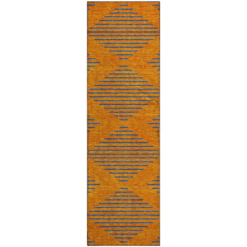 Premium Washable Super Soft Global Stripes Mayfield Rug