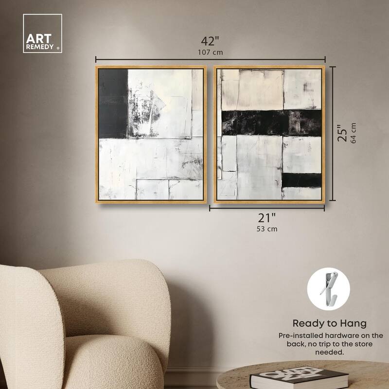 Midnight Canvas Set of 2 by Art Remedy