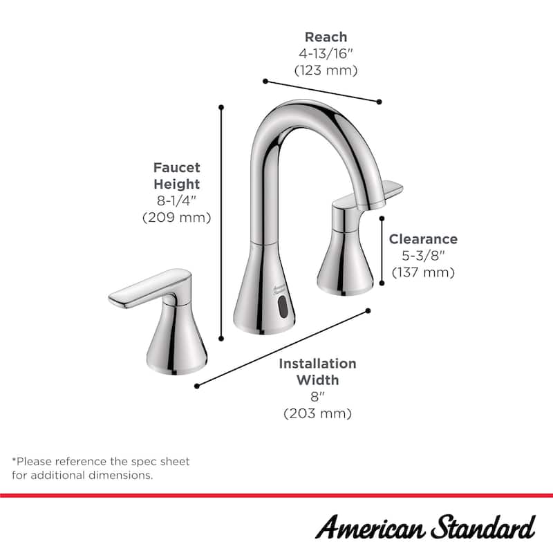 American Standard 7061.857 Aspirations 1.20 GPM Widespread Bathroom