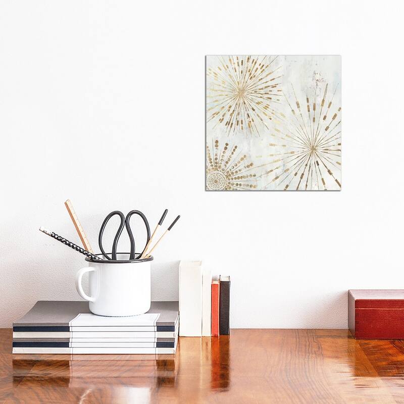 iCanvas "Golden Stars I " by Tom Reeves Canvas Print - 12x12x0.75