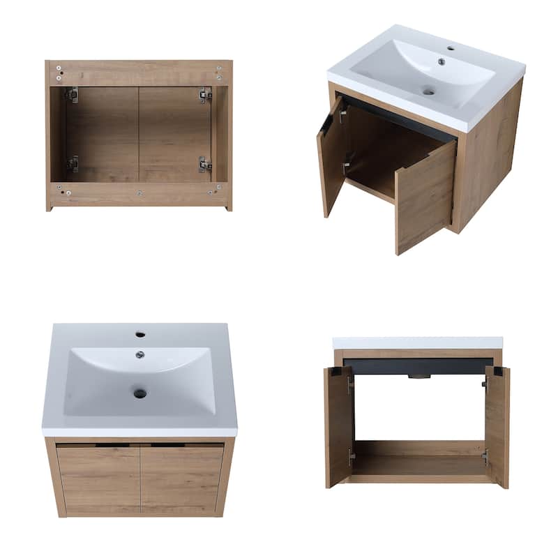 Topcraft Wall Mounted Bathroom Vanity with Sink