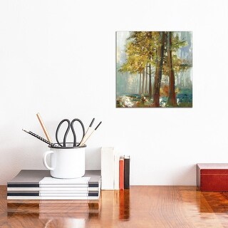 iCanvas "Upon The Leaves I, Square" by Allison Pearce Canvas Print