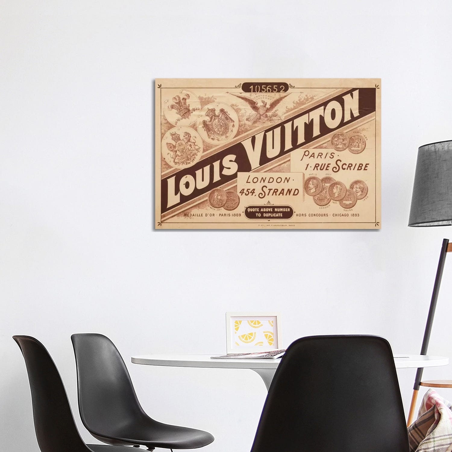 Louis Vuitton Vintage Wall Hanging