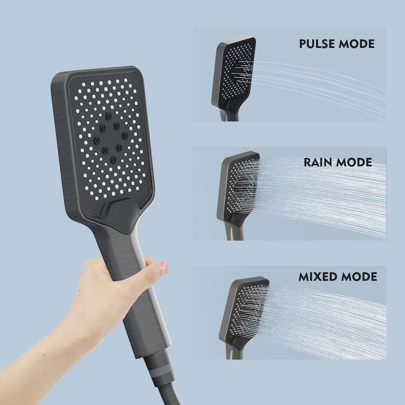 46.7"H Elegant Shower Upgrade Concealed Spout Independent Control