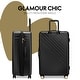 preview thumbnail 6 of 18, ELLE Louvre 2 Piece Expandable Polycarbonate Spinner Luggage Set