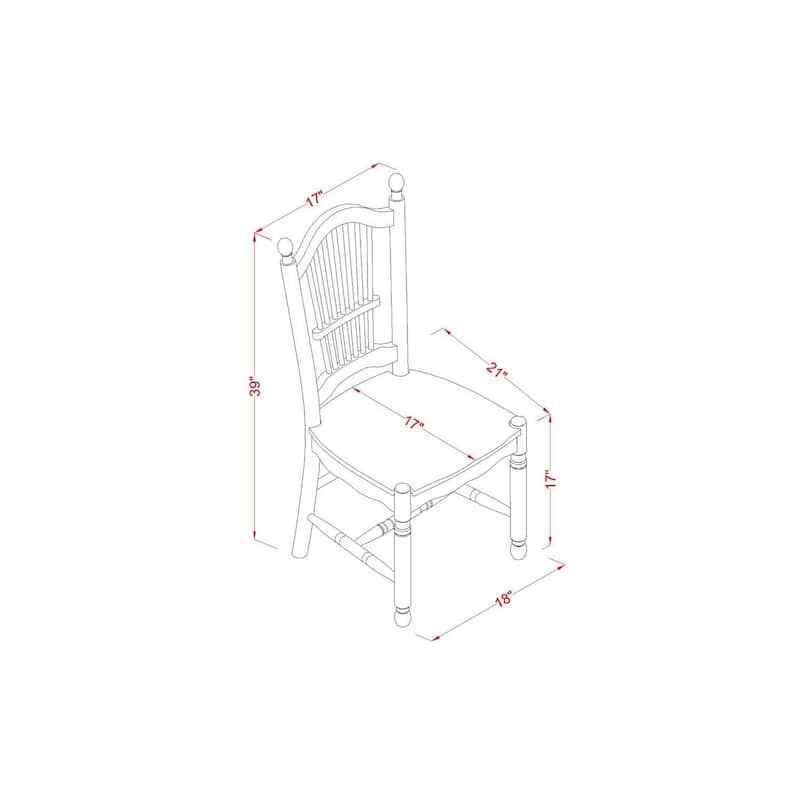 Round Dining Table Set with 4 Chairs - Kitchen Table Set for Small Spaces