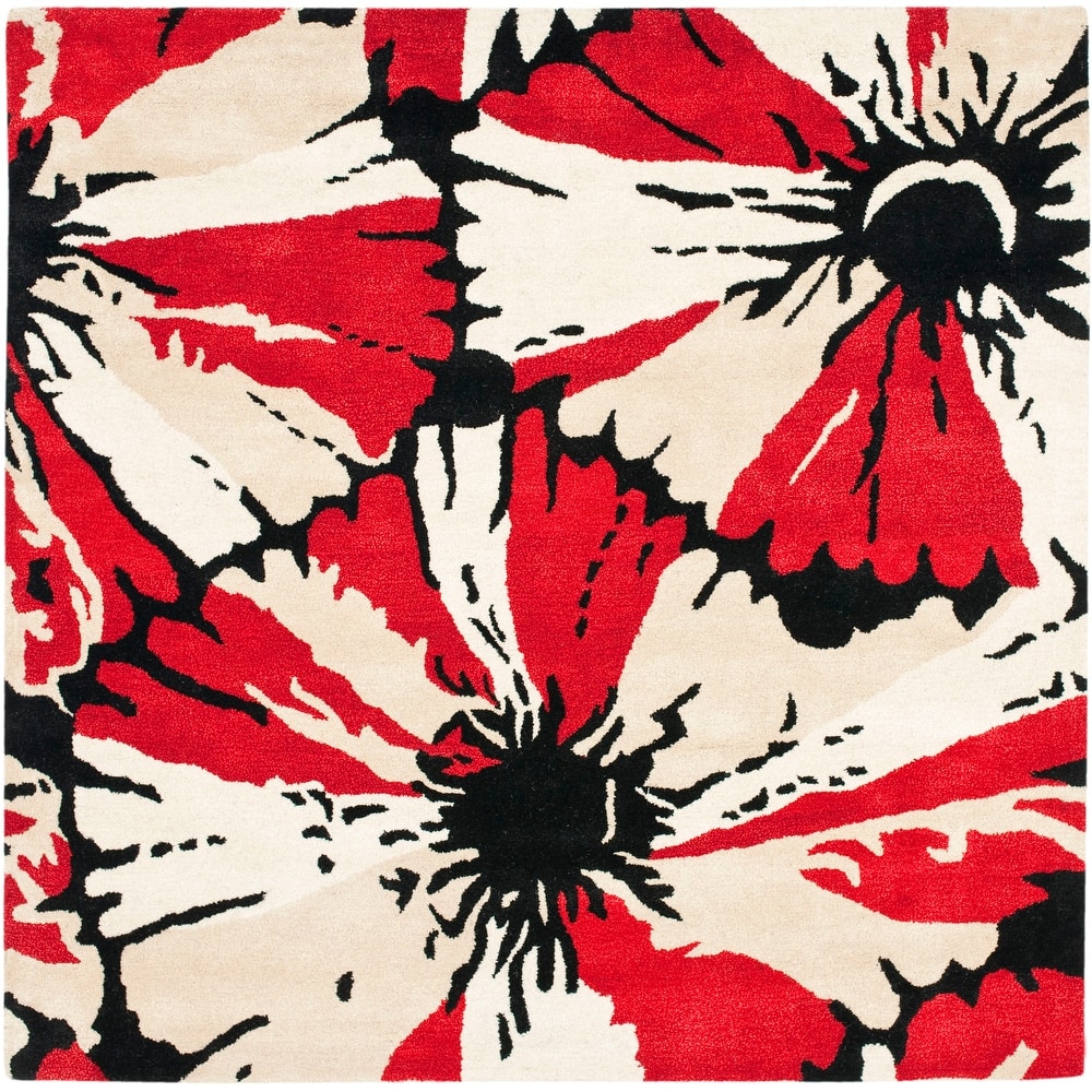 SAFAVIEH Handmade Soho Tyesha Floral N.Z. Wool Rug