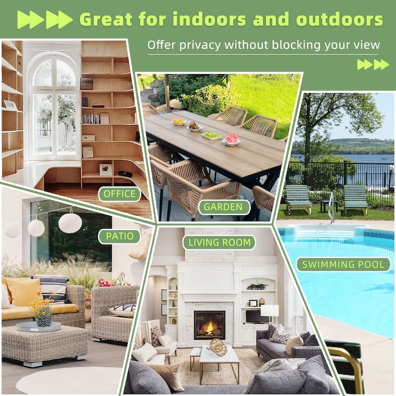 Outdoor Metal Privacy Screen Fence Panel