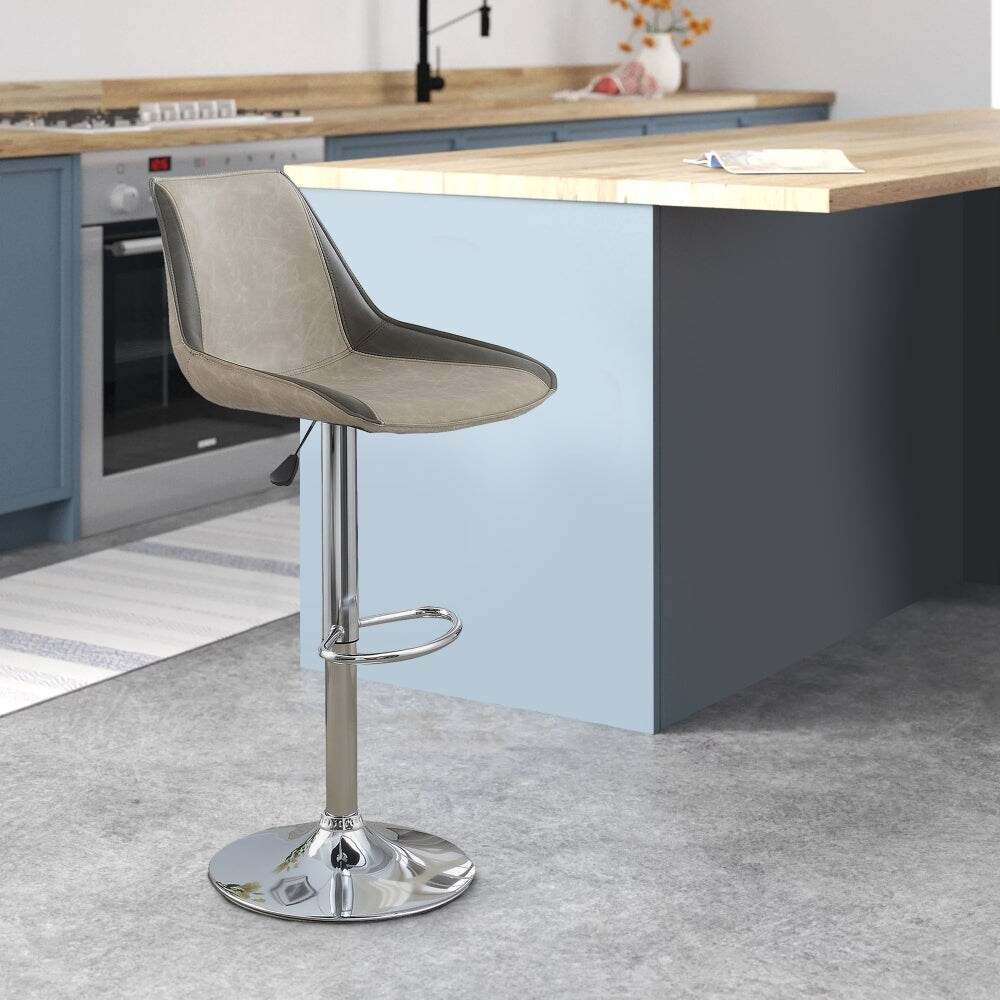 Carle swivel adjustable height bar stool 2025