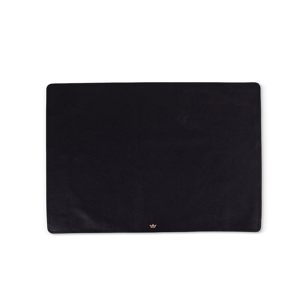 Placemat Leather Black 18.9" x 13.4"