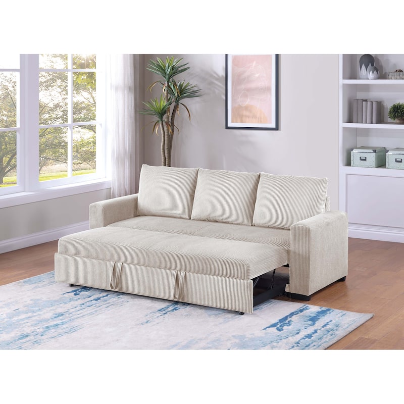 Poundex Convertible Sofa