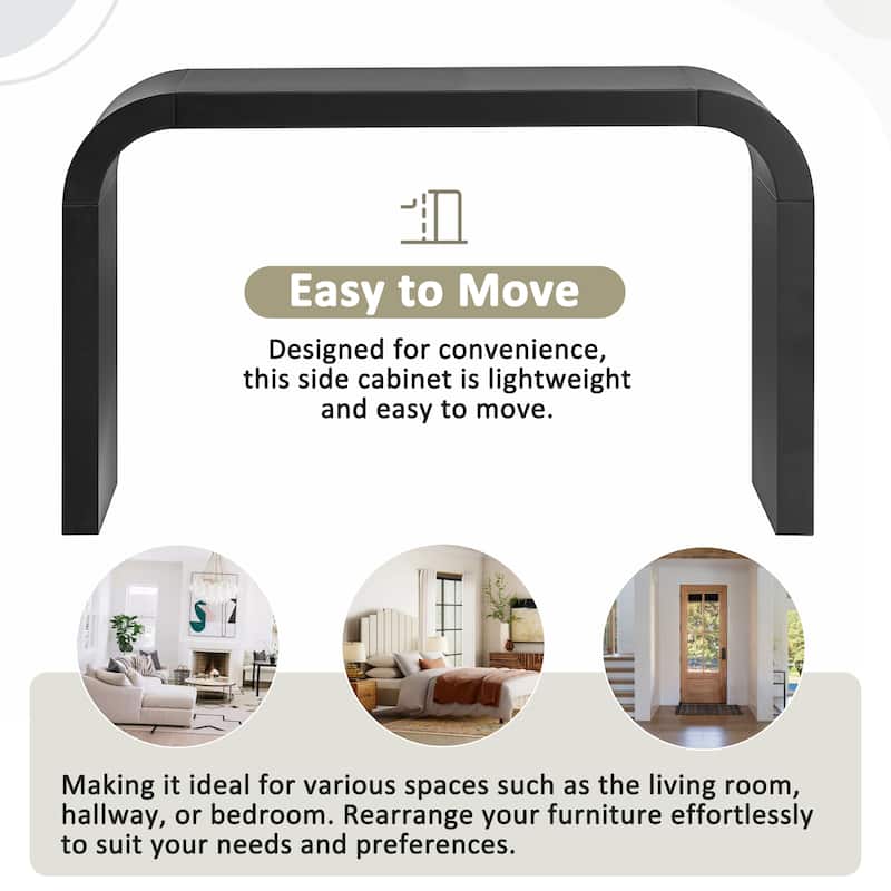 Modern Minimalist Console Table, Elegant and Versatile Design, Perfect for Living Room, Hallway, and Bedroom