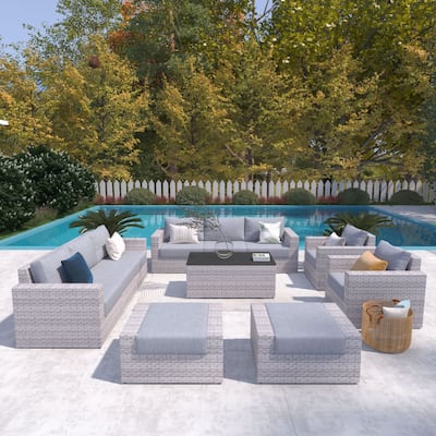 Avalon Bay 11-piece Deep Seating Set